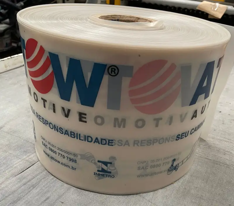 bobinas tubular impressa